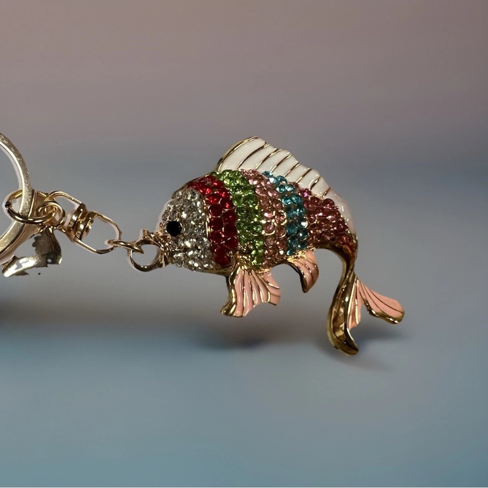Lulla Collection Fish Charm Keychain - Picture 3 of 6